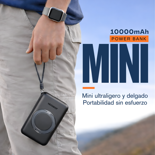 Banco de energía magnético 3 en 1 Inalámbrico de 10000 mAh